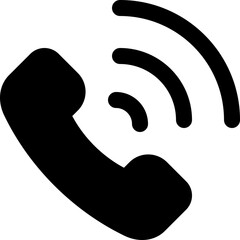 call icon. vector glyph icon for your website, mobile, presentation, and logo design.