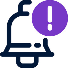 notification icon. vector dual tone icon for your website, mobile, presentation, and logo design.