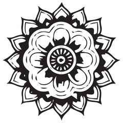 Set of beautiful mandala designs for coloring book, adults and kids. Ethnic decorative ornament on white background, vector illustration