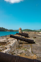 Portobelo, Colón, Panama, fuerte, ruinas, fortificaciones, bateria de santiago, caribe, historia 