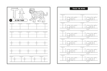 ABC and Alphabet Letter Tracing Preschool Writing Workbook, A-Z Activity Book