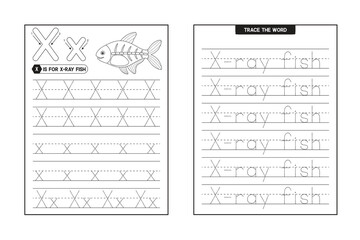 ABC and Alphabet Letter Tracing Preschool Writing Workbook, A-Z Activity Book