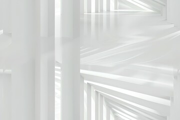 Obraz premium White Minimalist Abstract Background created with Generative AI