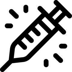 syringe icon. vector line icon for your website, mobile, presentation, and logo design.