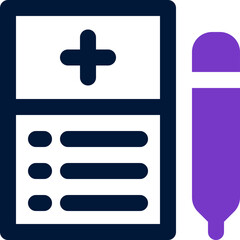 Fototapeta premium notepad icon. vectormixed icon for your website, mobile, presentation, and logo design.