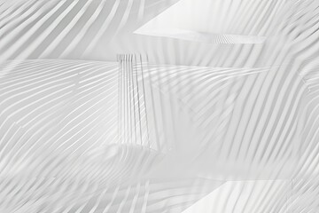 White Minimalist Abstract Background created with Generative AI