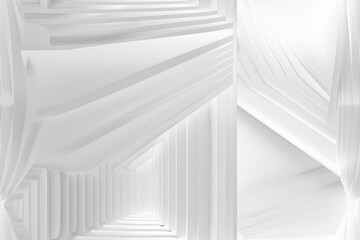 Obraz premium White Minimalist Abstract Background created with Generative AI