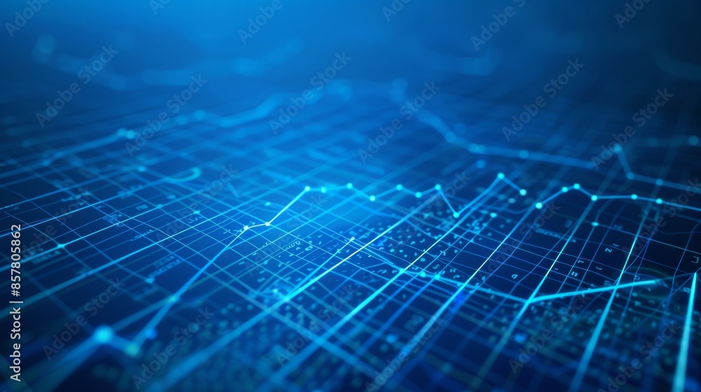 Aufkleber financial stability and analysis grid background with intersecting lines for finance theme