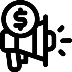 marketing icon. vector line icon for your website, mobile, presentation, and logo design.