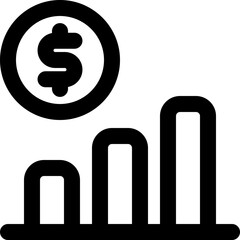 growth icon. vector line icon for your website, mobile, presentation, and logo design.