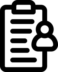 manager icon. vector line icon for your website, mobile, presentation, and logo design.