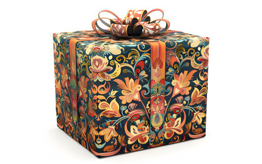 A gift box is a container designed for presenting gifts. It can vary in size, shape, and material, often adorned with decorations like ribbons or wrapping paper. Gift boxes can be simple or ornate, re