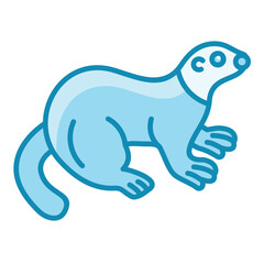 Obraz premium Ferret Icon