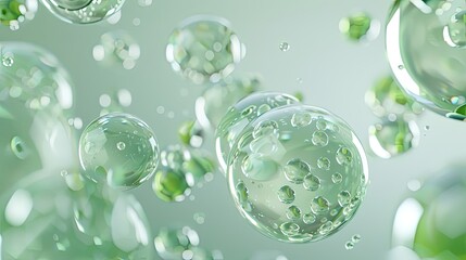 Bubbles Background, Generative AI