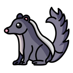 Fototapeta premium Skunk Icon