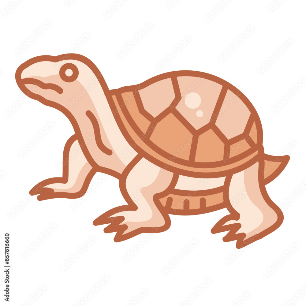 Canvas Prints Box Turtle Icon