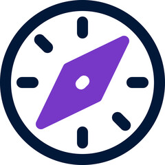 compass icon. vector dual tone icon for your website, mobile, presentation, and logo design.