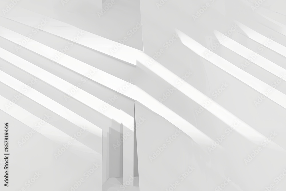 Aufkleber white minimalist abstract background created with generative ai