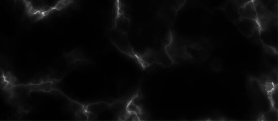 Black marble texture and background. black and white marbling surface stone wall tiles and floor tiles texture. vector illustration.	