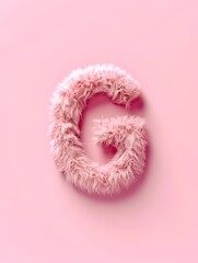 Fototapeta premium Fluffy Typography Delight: Super Lovely Candy Colors in Natural Light, Letters, Typography design, Graphic resource, wallpaper, banner design, brochure, web, advertising, illustration, background,