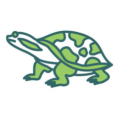 Red-Eared Slider Turtle Icon