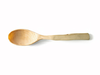 Wooden Spoon Isolated on a white background