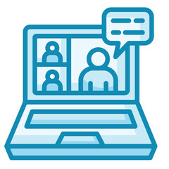Fototapeta premium Digital Communication Icon