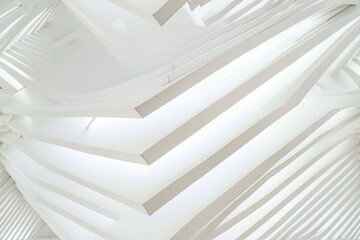 Obraz premium White Minimalist Abstract Background created with Generative AI