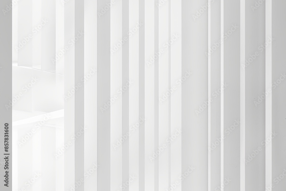 Aufkleber white minimalist abstract background created with generative ai