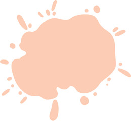 Color paint splatter. Colorful ink stain, abstract paint splash and wet splat. Watercolor or slime stain vector. Colorful stain and splash, splat messy, inkblot splashing illustration