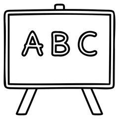 board filled outline icon