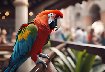 Colorful parrot