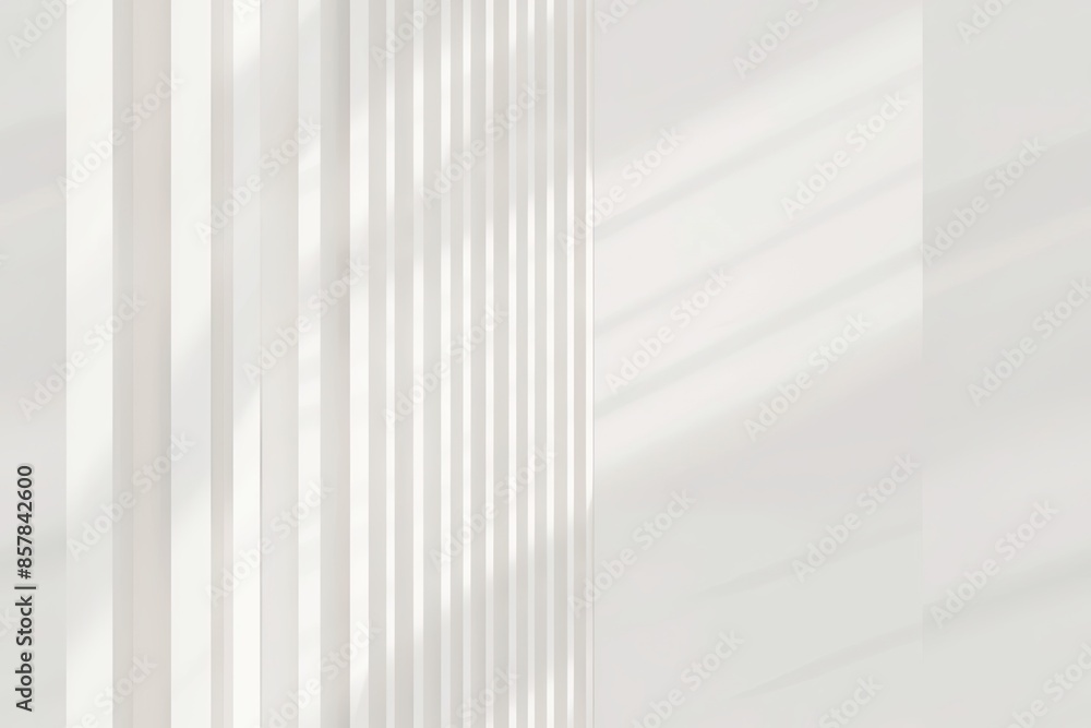 Aufkleber white minimalist abstract background created with generative ai
