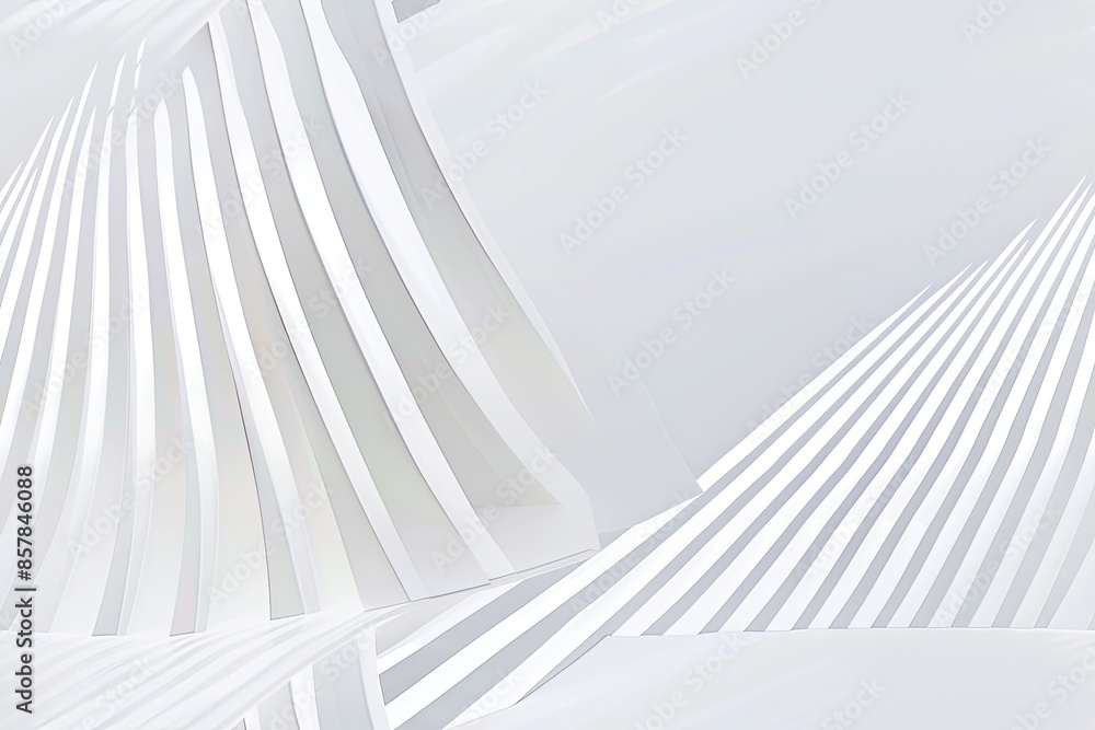 Poster white minimalist abstract background created with generative ai