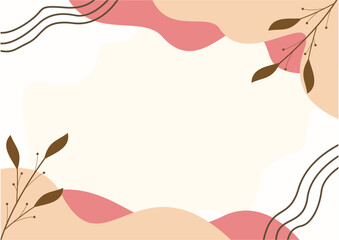 Red Brown Boho Aesthetic Background