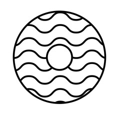 composition abstraite géométrique jaune et noire