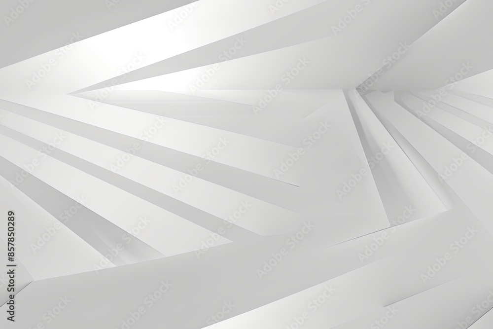Aufkleber white minimalist abstract background created with generative ai