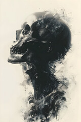 Fototapeta premium skull