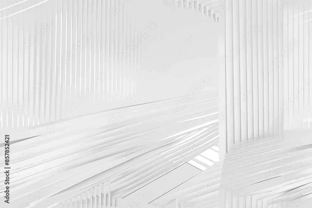 Aufkleber white minimalist abstract background created with generative ai