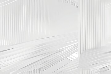 White Minimalist Abstract Background created with Generative AI