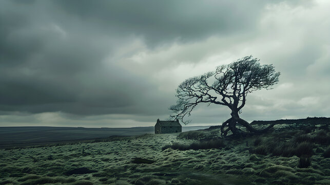 Grim Solitude: A Visual Representation of Emily Bronte's Wuthering Heights