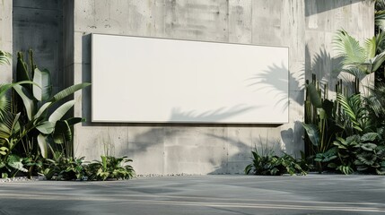 Obraz premium An underground billboard promoting a brand in modern cityscape.