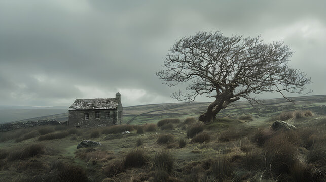 Grim Solitude: A Visual Representation of Emily Bronte's Wuthering Heights