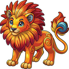 lion cartoon character