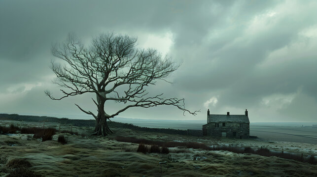 Grim Solitude: A Visual Representation of Emily Bronte's Wuthering Heights