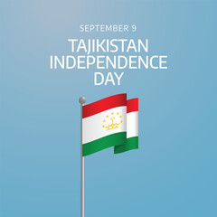 vector graphic of Tajikistan Independence Day ideal for Tajikistan Independence Day celebration.