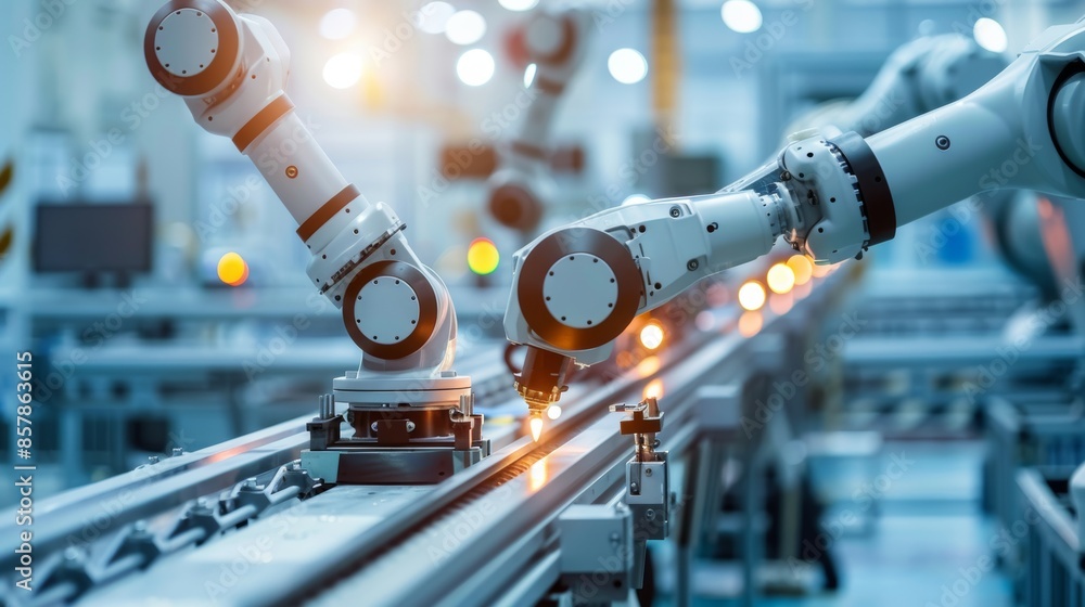 Poster on real-time monitoring system software for automation robot arms in intelligent factories.