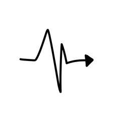 Arrow design zig zag