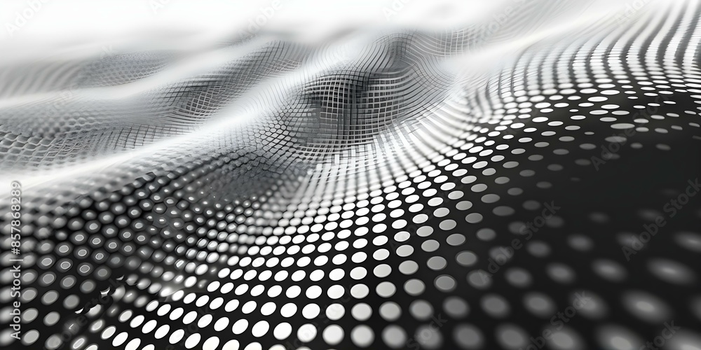 Poster halftone lines creating abstract background. concept abstract background, halftone lines, visual tex