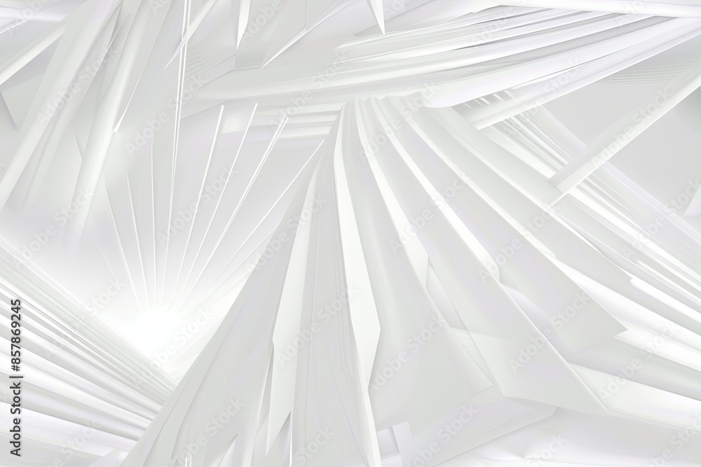 Aufkleber white minimalist abstract background created with generative ai